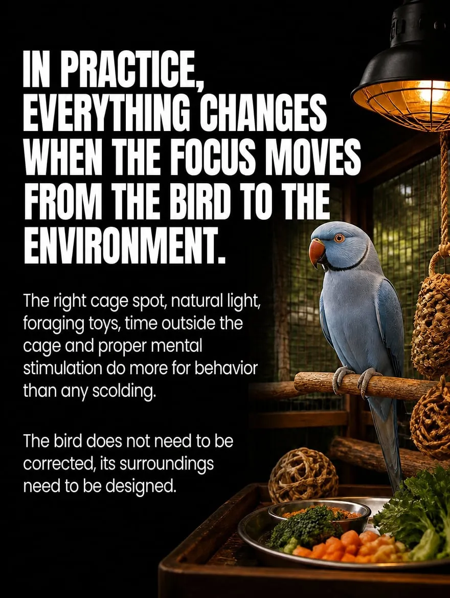 How to discipline the bird that bites and screams — slide 6 of 9